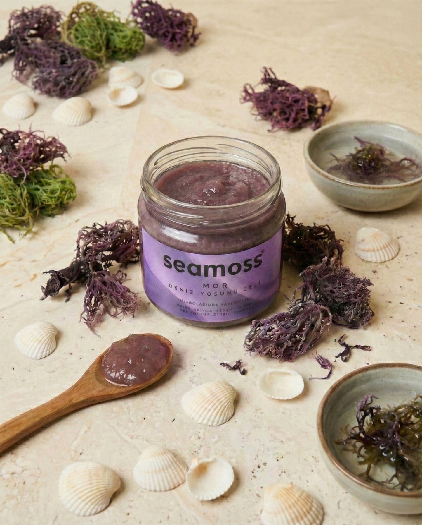 Seamoss Mor Deniz Yosunu Jeli Altılı Paket