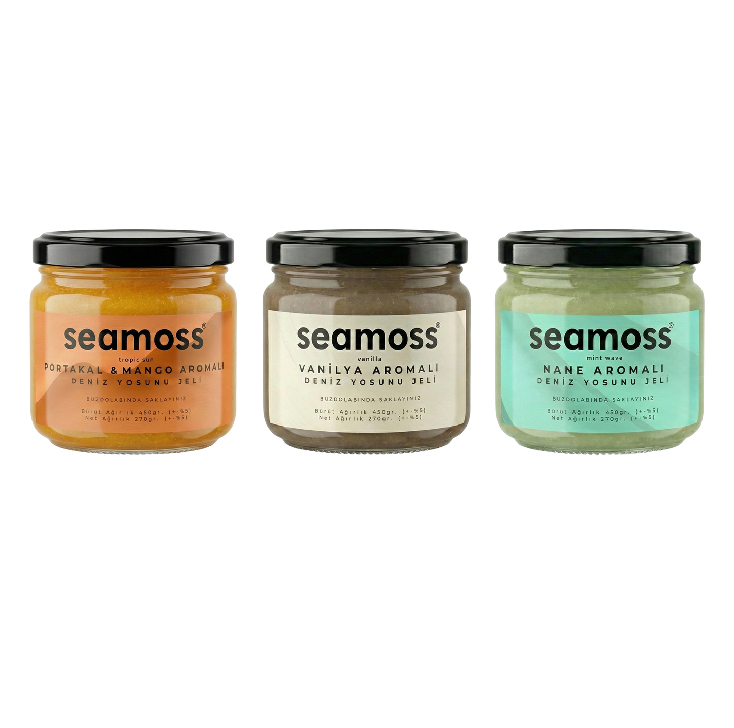 Sea Moss Özel Aromalı 3' Lü Deneme Kiti