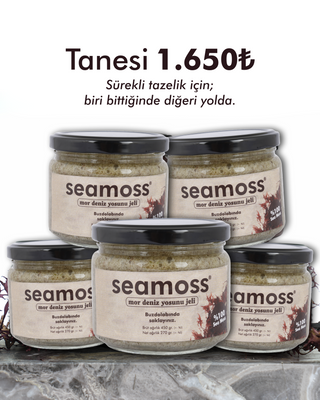 5'li Purple Sea Moss Aboneliği