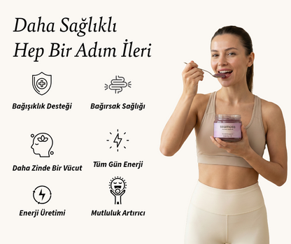 Seamoss Mor Deniz Yosunu Jeli