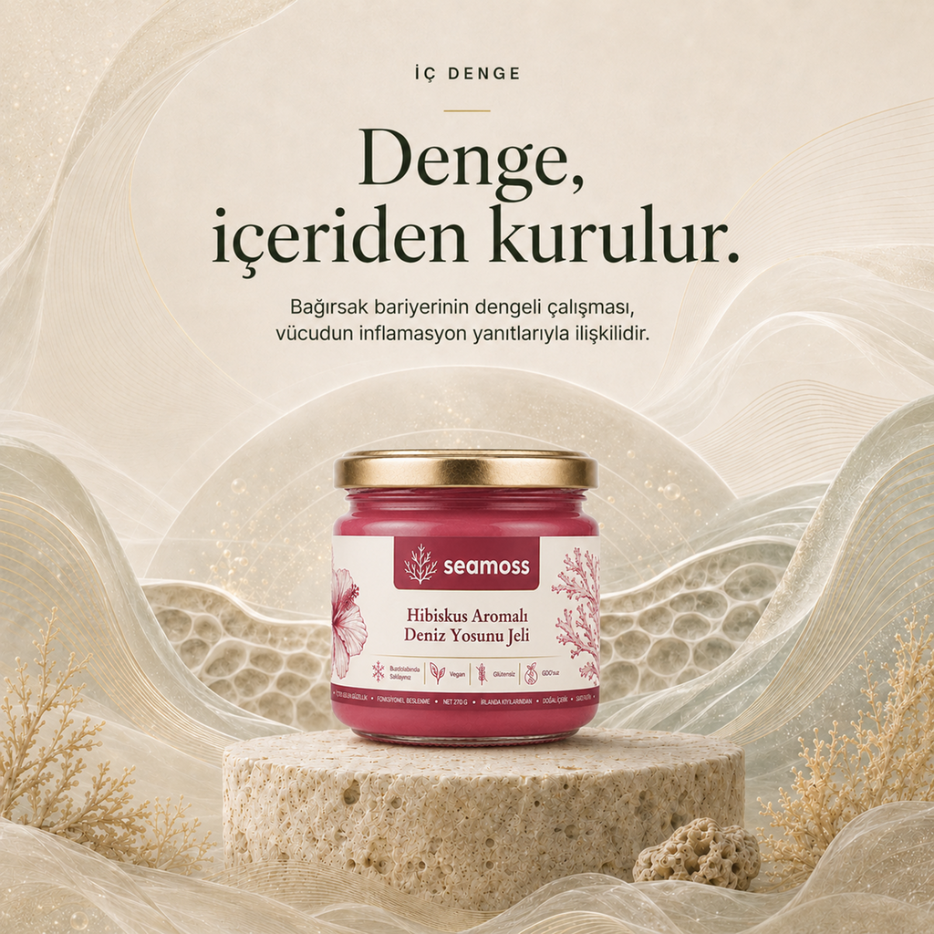 Sea Moss Hibiskus Aromalı Deniz Yosunu Jeli