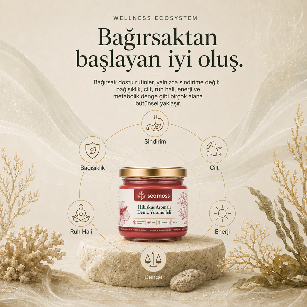 Sea Moss Hibiskus Aromalı Deniz Yosunu Jeli