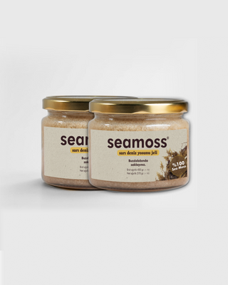 İkili Sarı Deniz Yosunu Jeli (Gold Sea Moss) Paketi