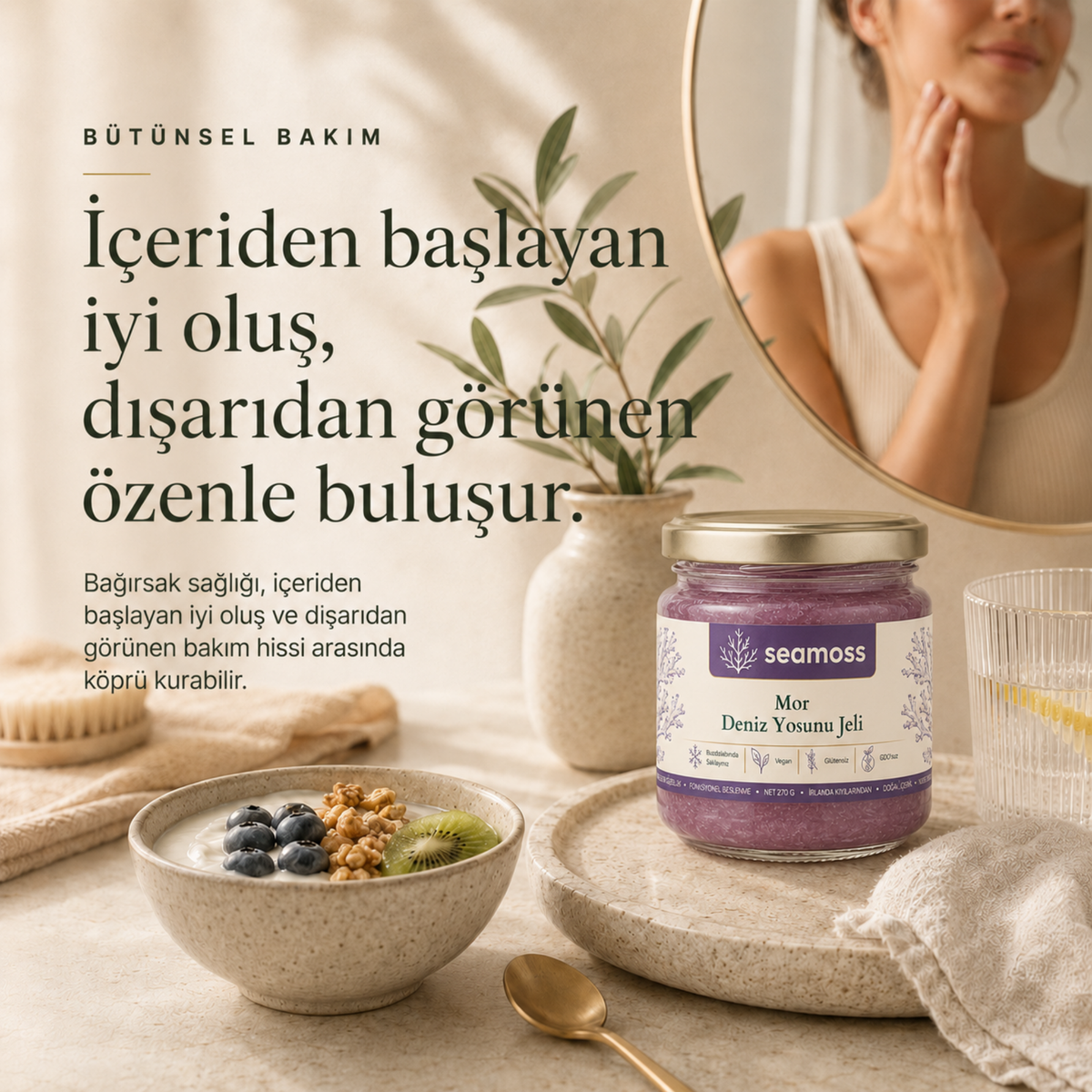 Sea Moss Mor Deniz Yosunu Jeli