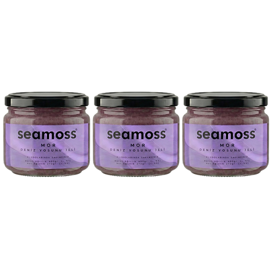 Seamoss Mor Deniz Yosunu Jeli Üçlü Paket