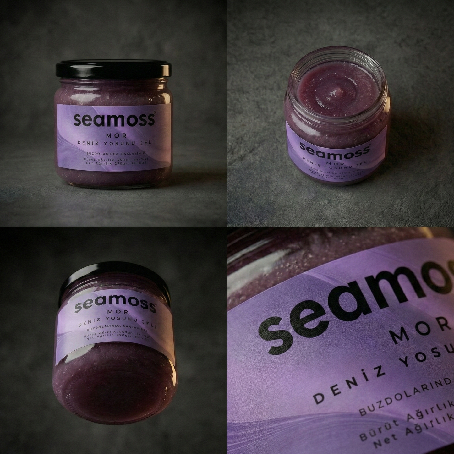 Seamoss Mor Deniz Yosunu Jeli Altılı Paket