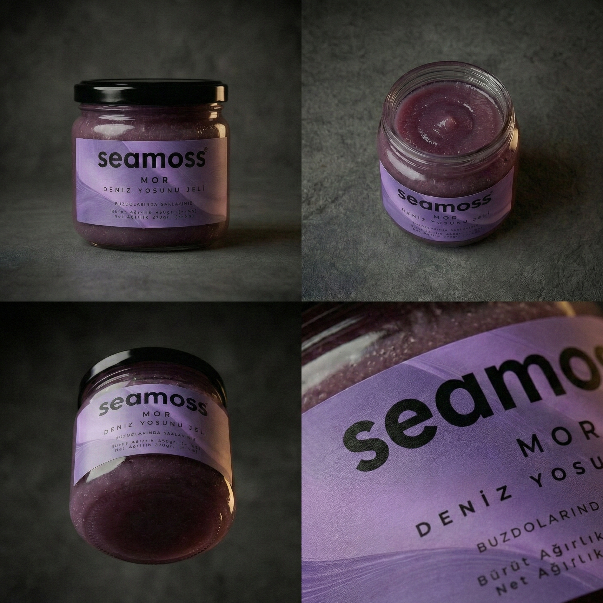 Seamoss Mor Deniz Yosunu Jeli Altılı Paket