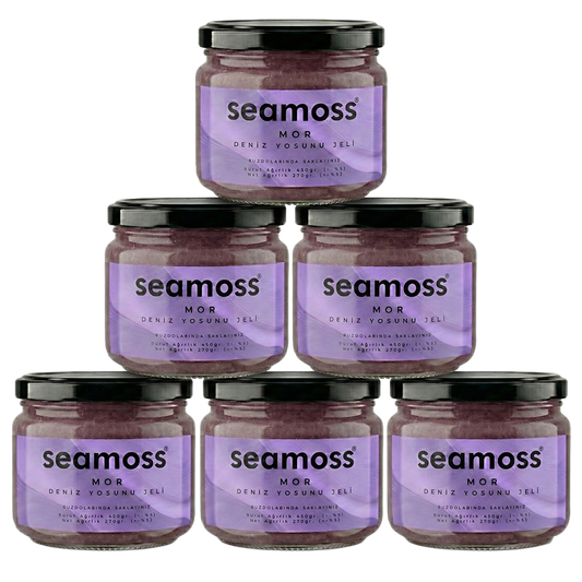 Seamoss Mor Deniz Yosunu Jeli Altılı Paket