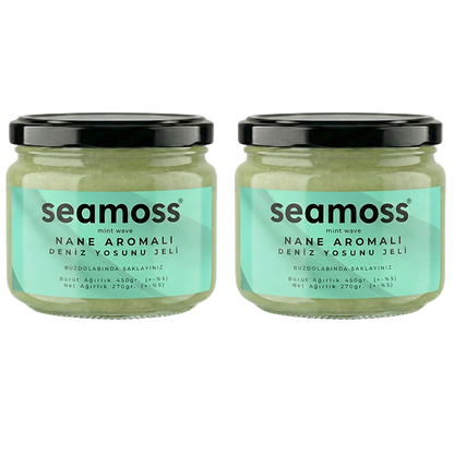 Seamoss Nane Aromalı Deniz Yosunu Jeli İkili Paket