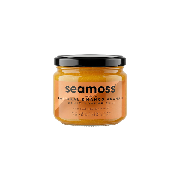 Seamoss Portakal & Mango Aromalı Deniz Yosunu Jeli