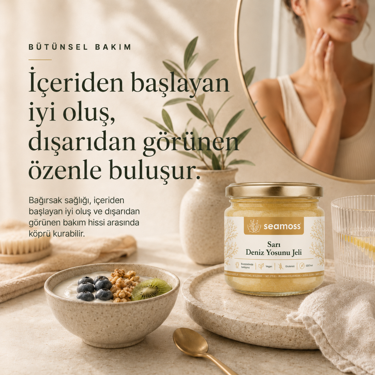 Sea Moss Sarı Deniz Yosunu Jeli
