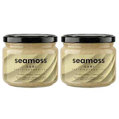 Seamoss Sarı Deniz Yosunu Jeli İkili Paket